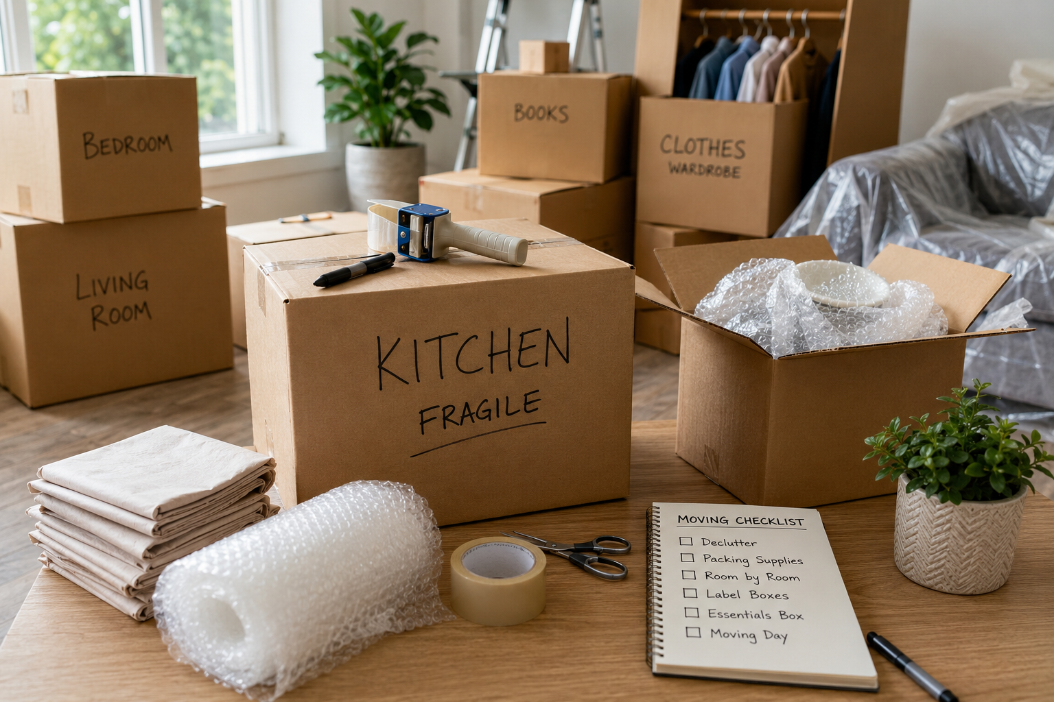 How to Pack for Movers: Complete Checklist